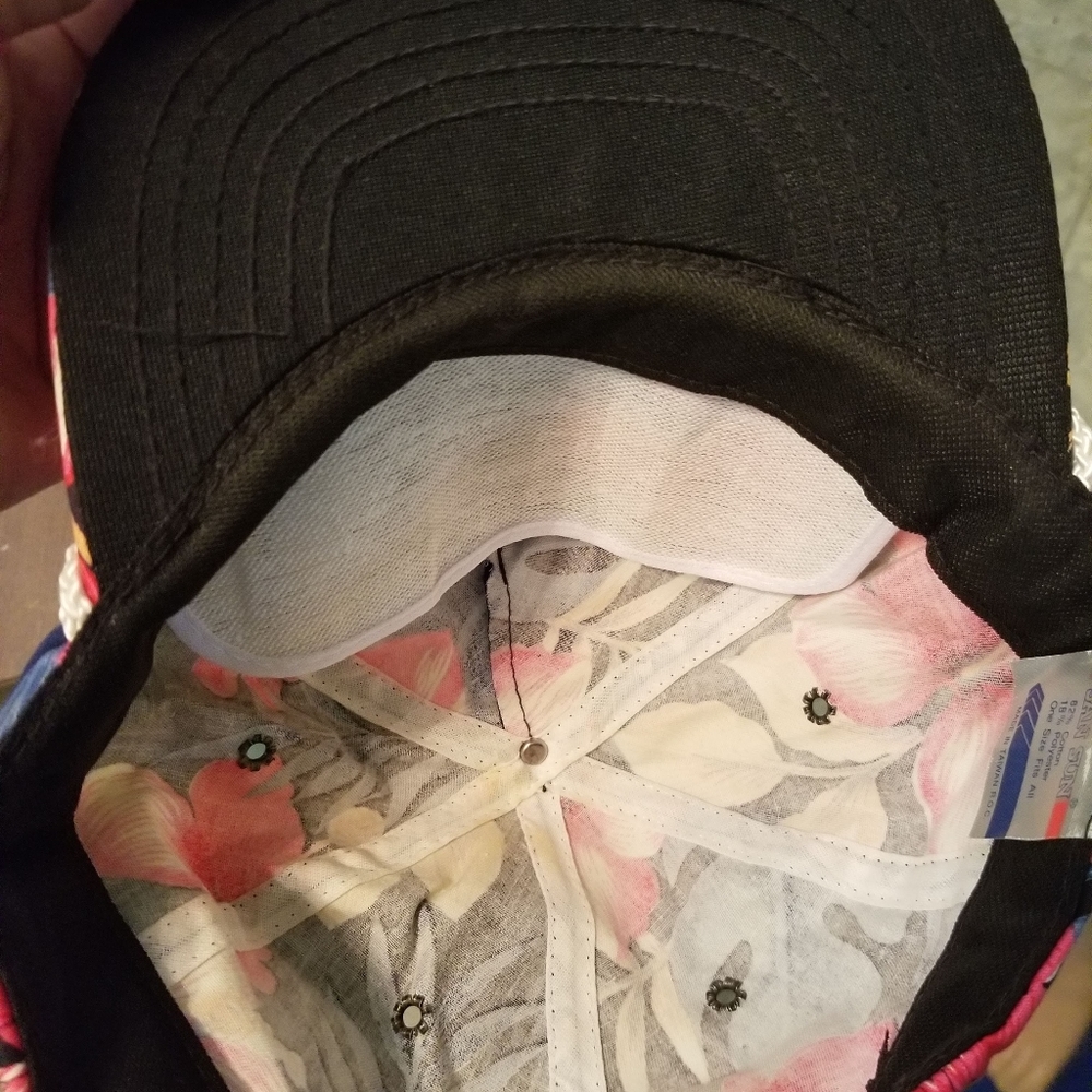 Rare vintage Pepsi cola Spellout Floral Hat cap - Picture 7 of 8